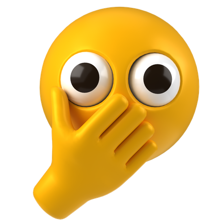 Bedeckt Emoji  3D Icon