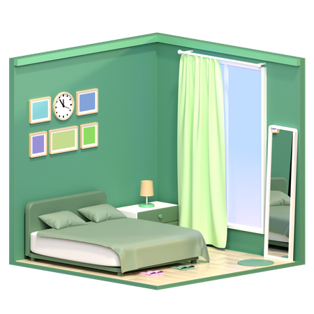 Bedroom  3D Icon