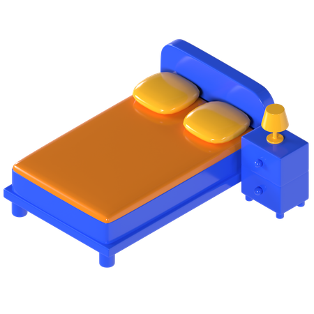 Bedroom  3D Icon
