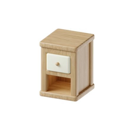 침실 서랍  3D Icon