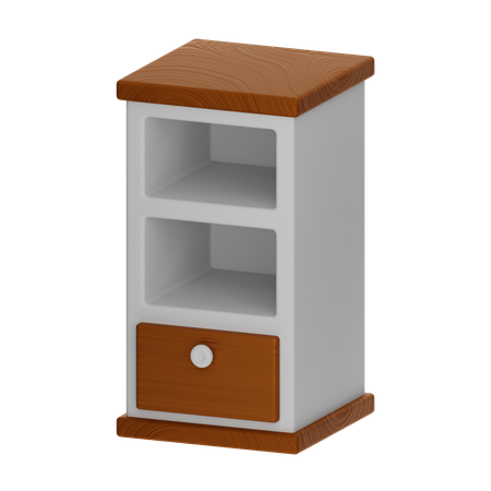Bedside Table  3D Icon