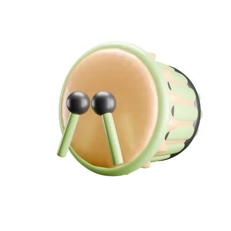 Drum Music To Wake Up Fasting People 3D Icon