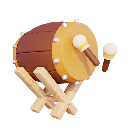 Bedug  3D Icon