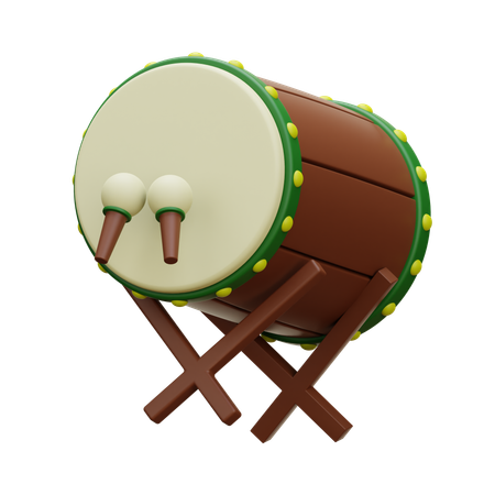 Bedug  3D Icon