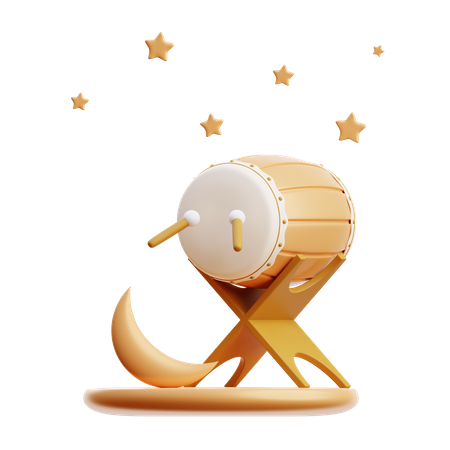 Bedug  3D Icon