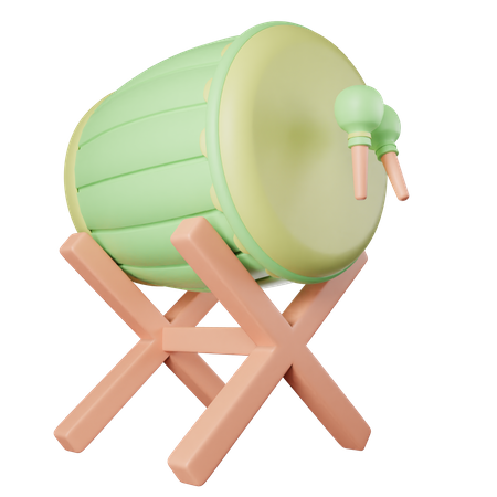 Bedug  3D Icon