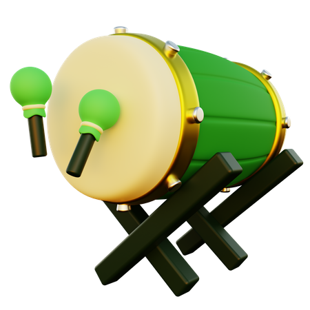 Bedug  3D Icon