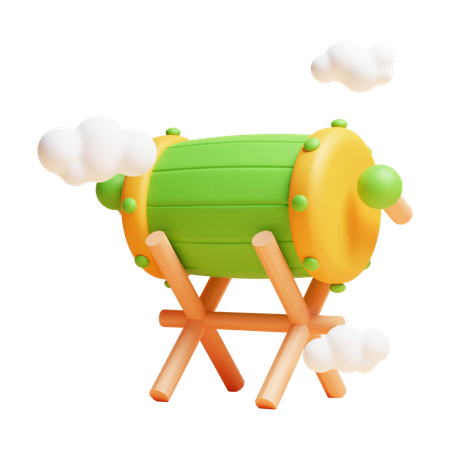 Bedug  3D Icon