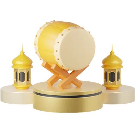 Bedug  3D Illustration