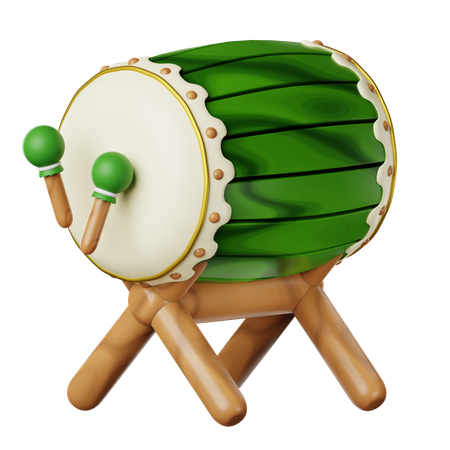 Bedug Drum  3D Icon