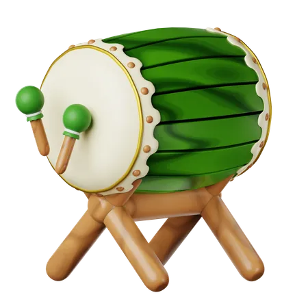 Bedug Drum  3D Icon