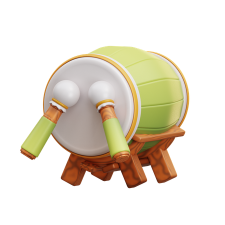 Bedug Drum  3D Icon