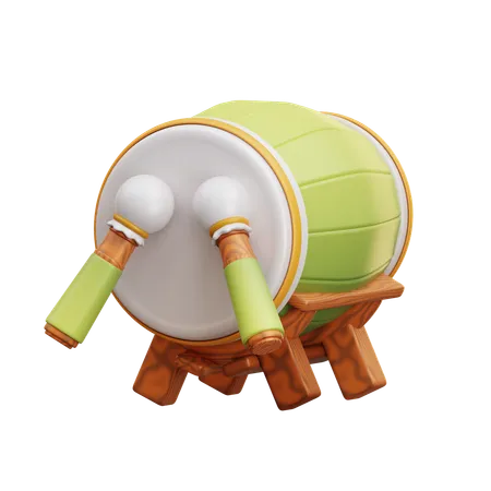 Bedug Drum  3D Icon