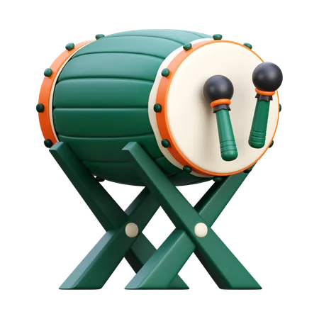 Bedug Drum  3D Icon