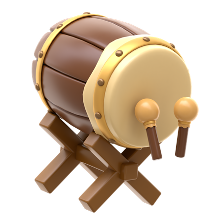 Bedug Drum  3D Icon