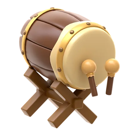 Bedug Drum  3D Icon