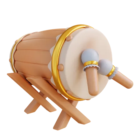 Bedug Drum  3D Icon