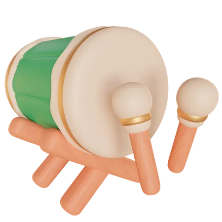 Bedug Drum  3D Icon