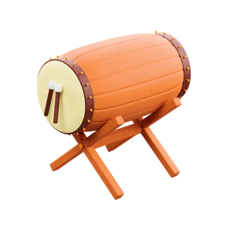 Bedug Drum  3D Icon