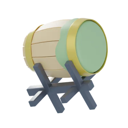 Bedug Drum  3D Icon