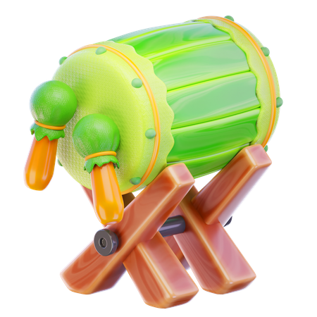 Bedug Drum  3D Icon