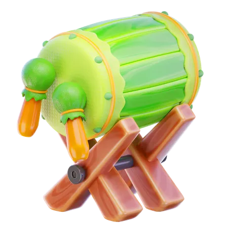 Bedug Drum  3D Icon