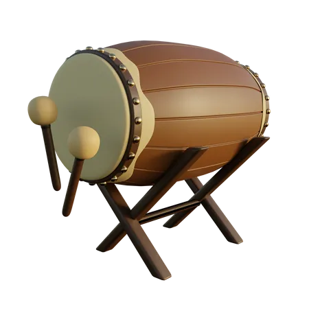 Bedug Drum  3D Icon