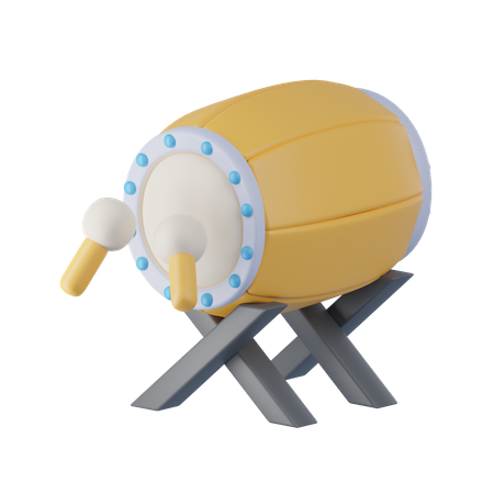 Bedug Drum  3D Icon