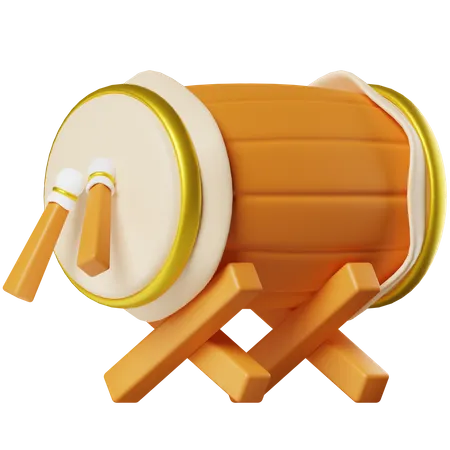 Bedug Drum  3D Icon