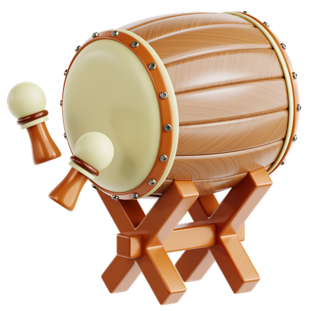 Bedug Drum  3D Icon