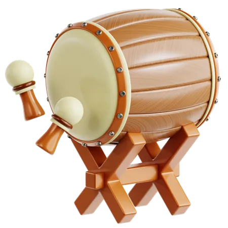 Bedug Drum  3D Icon