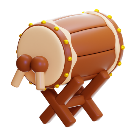 Bedug Drum  3D Icon