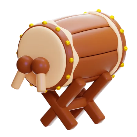 Bedug Drum  3D Icon