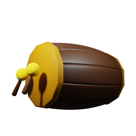Bedug Drum  3D Icon