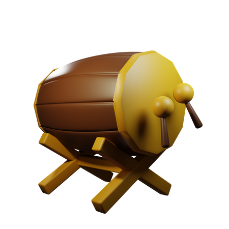 Bedug Drum  3D Icon