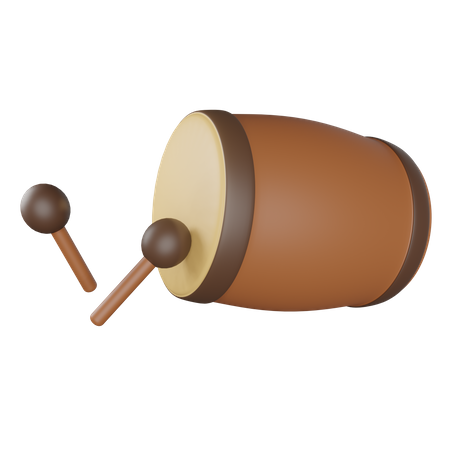 Bedug Drum  3D Icon
