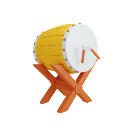 Bedug drum  3D Icon