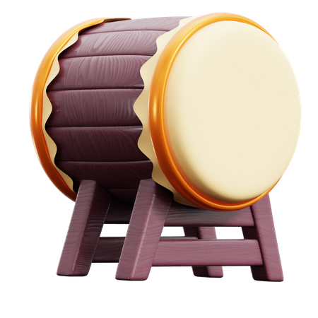 Bedug Drum  3D Icon