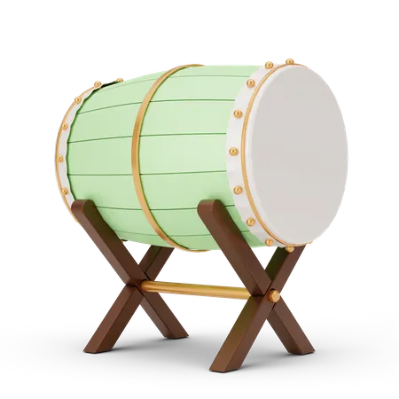 Bedug Drum  3D Illustration