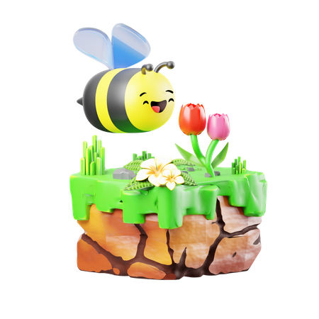 Bee  3D Icon