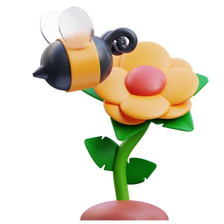 Bee  3D Icon