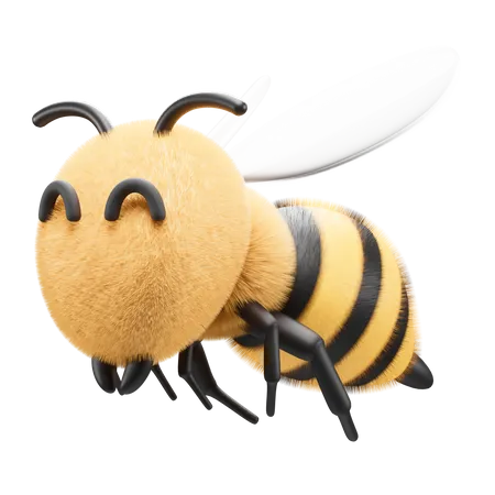 Bee  3D Illustration