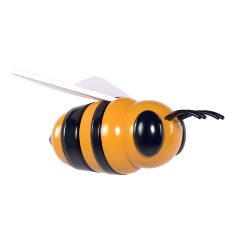 Bee  3D Illustration