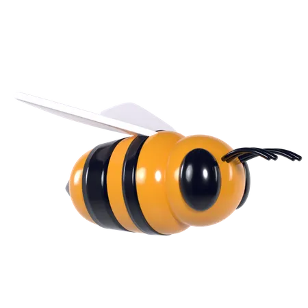 Bee  3D Illustration