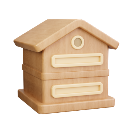 Bee Box  3D Icon