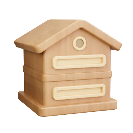 Bee Box  3D Icon