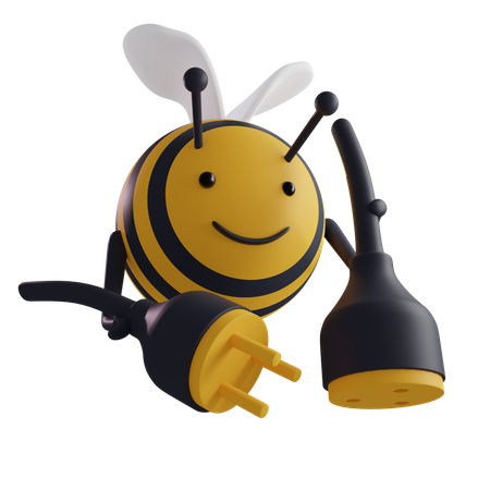 Bee Broken Link 3D Icon