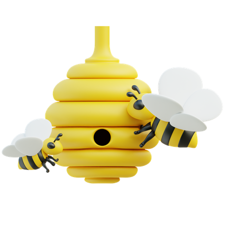 Bee Hive  3D Icon