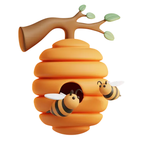 Bee hive  3D Icon