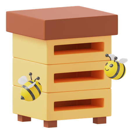 Bee Hive  3D Icon